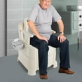 thumbnail image 1 of Bedside Commodes Chair, 440.92Lbs Capacity Bedside Toilet Portable Adult Potty Toilet Chair Armrests Adjustable Commode Toilet Heavy Duty Moveable Commodes w/Night Light for Home Use Nursing Centers, 1 of 9
