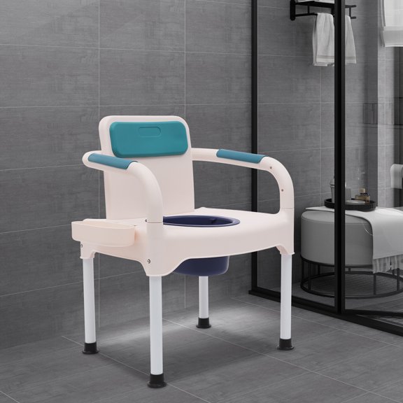 Bedside Commodes Chair Toilet Chair Commode Toilet W/Armrests Home Used As A Bedside Commode, Shower Chair, Sofa Chair