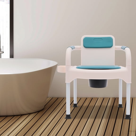 Bedside Commodes Chair Toilet Chair Commode Toilet W/Armrests Home