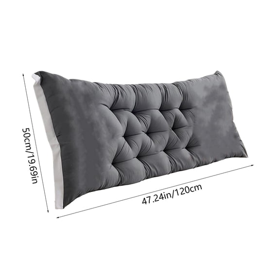 Bedside Cushion Bedroom Cushion Bed Back Soft Package Bed Sofa Husband Pillow Reading Pillow for Bed Backrest - Support Pillow, 20x47 Inches