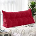 Bedside Cushion Pillow Soft Bag Triangle Sofa Large Backrest Waist