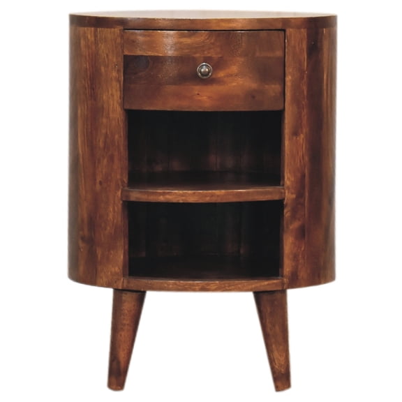 Bedside Decor Element | Create Relaxing Bedroom Space | Solid Wood Structure Design | Deal with Bedside Utility Defects