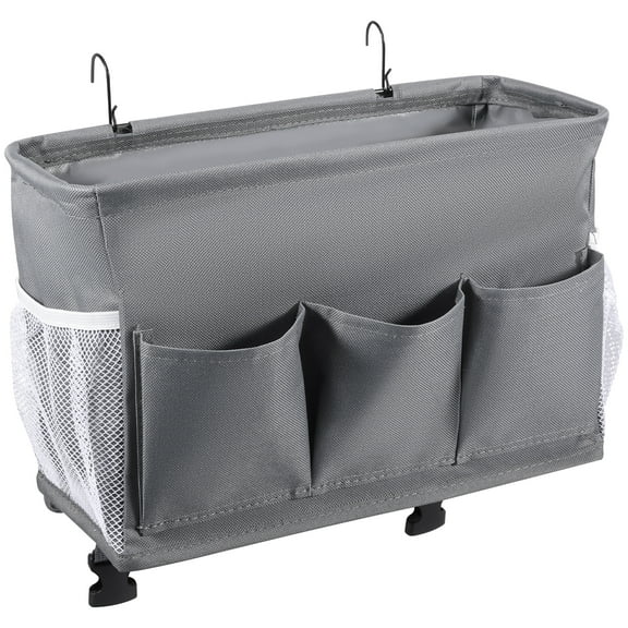 Bedside Hanging Storage Bag Strong Load Bearing Capacity Multi Pocket Back Hanging Bed Caddy for Home Dorm Hospital