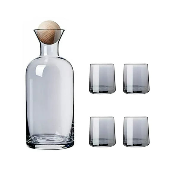 Bedside Kettle Vintage Large Capacity Drinking Cup Multicolor Home Dining Room Bedroom Glass Bedside Kettle