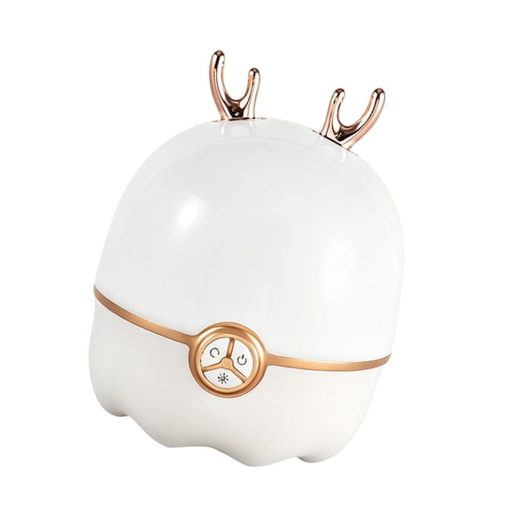 Bedside Projection Lamp for Cozy Rooms, Plug In Night Light with Soft Starlight Glow, ABS Body, Front Controls