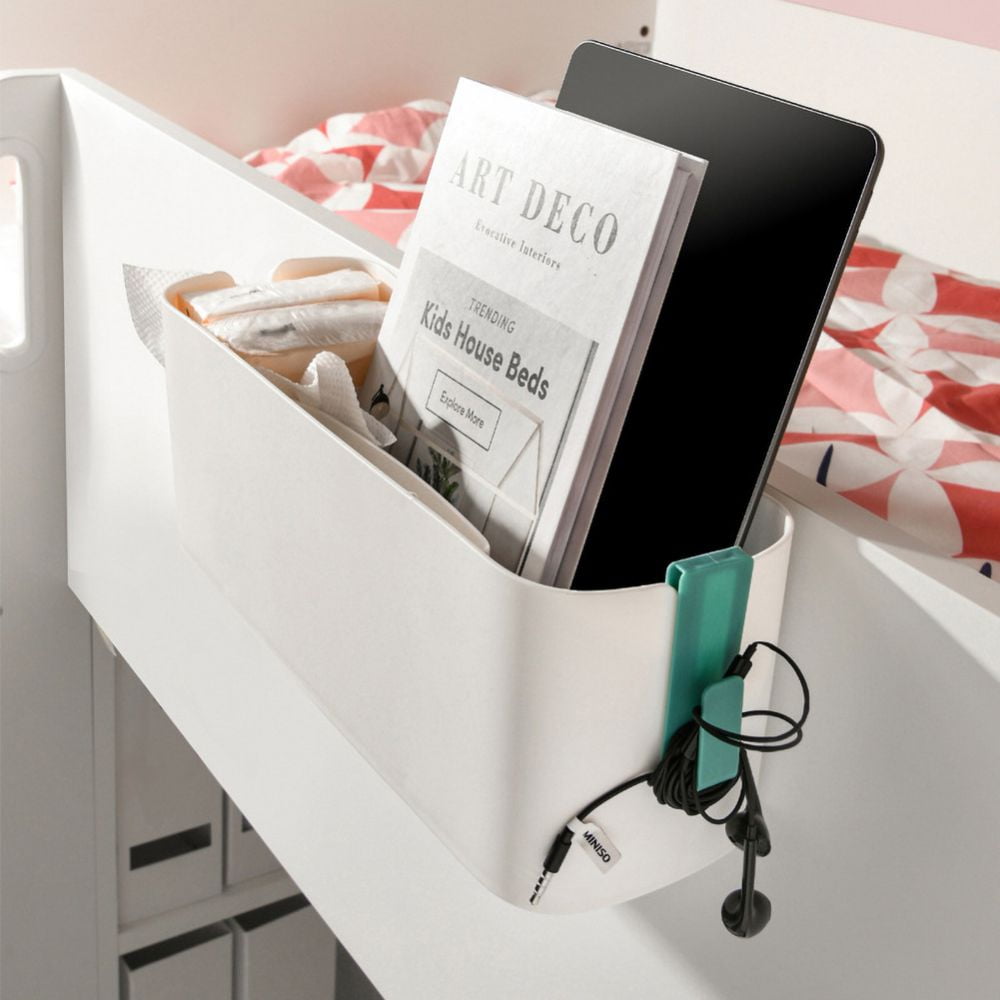 Bedside Shelf Accessories Organizer, Bedside Caddy Hanging Holder with ...