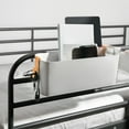 thumbnail image 1 of Bedside Storage Basket with Hook for Dorm Bed, Large Capacity Clip On Organizer, Strong Load Bearing Plastic Basket for Phone, Books, Sundries, Bedroom and Dormitory Use, 1 of 6