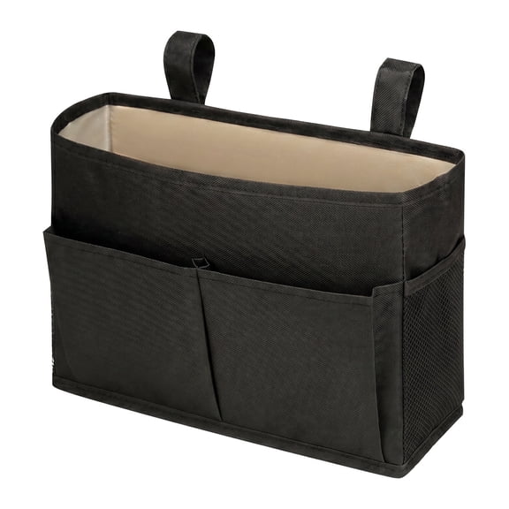 Bedside Storage Caddy, Over The Bed Organizer with Multiple Pockets, Hanging Nightstand for Dorm Bunk Bed Small Space, 11.81*4.33*7.87 Inch