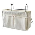 thumbnail image 1 of Bedside Storage Caddy, Bedside Hanging Storage Bag Bedside Hanging Storage Basket Bedside Caddy Storage Organizer for Headboards Bunk Beds Dorm Rooms Book Magazine Holder, 1 of 3
