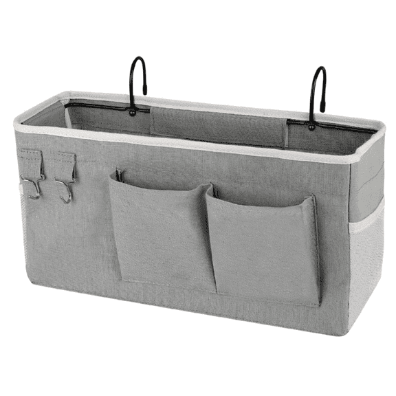Bedside Storage Caddy/Bedside Hanging Storage Bag for Headboards Bunk Beds Dorm Rooms Book Phone Magazine Holder