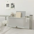 thumbnail image 1 of Bedside Storage Organizer Hanging Basket with Hooks Bunk Bed Bookcase Nightstand Caddy for Remote Control Magazines and Glasses Easy Access Wall Mounted Organizer for Small Bedroom Spaces Akmoler, 1 of 5