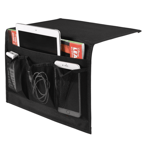 Bedside Storage Organizer - Table Cabinet Organizer Caddy for Remotes, Phone, Glasses