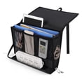 thumbnail image 1 of Bedside Storage Organizer with Power Strip Holder and Adjustable Straps Bed Hanging Bag for Home Bunk Bed Dorm Sofa, 1 of 8