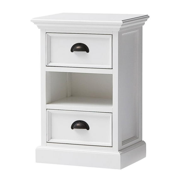 NovaSolo Halifax Short Storage Unit in Pure White