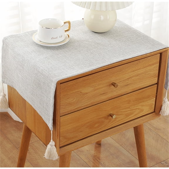 Bedside Table Cover Cloth Tablecloth, Non-Slip Dustproof TV Cabinet Refrigerator Washing Machine Cover