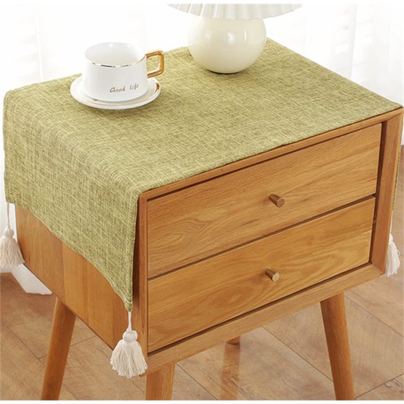 Bedside Table Cover Cloth Tablecloth, Non-Slip Dustproof TV Cabinet Refrigerator Washing Machine Cover