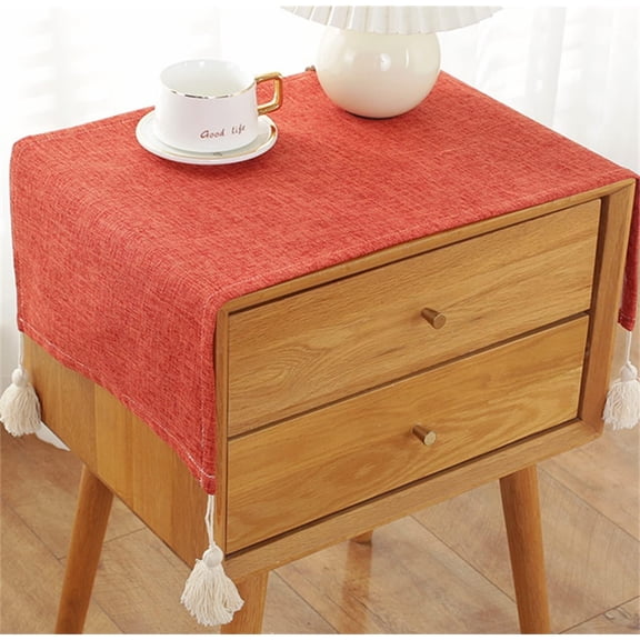 Bedside Table Cover, Tablecloth, Non-slip And Dustproof Universal Small Square Towel