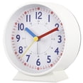 thumbnail image 1 of Bedside Table Luminous Alarm Clock Compact Clock 9*4*10.1Cm Battery Operated White, 1 of 6