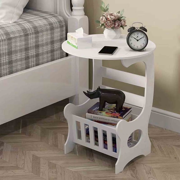 Bedside Table Mini Coffee Table Sofa Side Table Small Sized Bedroom Bedside Cabinet Home Storage And Organization Dormitory