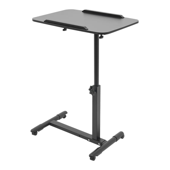 Bedside Table, Mobile Rolling Laptop Table Desk, Movable Computer Overbed Table Tray for Hospital Home Office Use