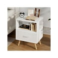 thumbnail image 1 of Bedside Table, Modern Open Storage Side Table, Double-Tier Nightstand, Suitable For Small Spaces, Living Rooms, And Bedrooms., 1 of 9
