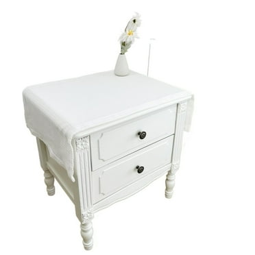 Bedside Tablecloth Cotton Bedside Tablecloth Small Table Cloth for Nightstand,Microwave,End Table,Cabinet