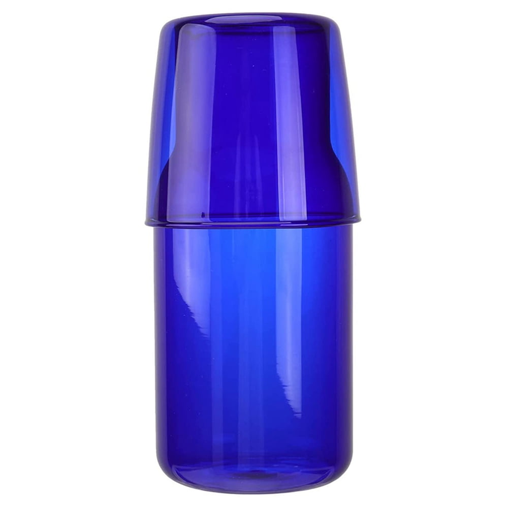 Bedside Water Carafe Set with Tumbler Glass Set for Bedroom Nightstand