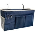 thumbnail image 1 of Bedside trolley/bedside storage bag hanger for bunk and hospital beds, dorm bed rails, 1 of 7