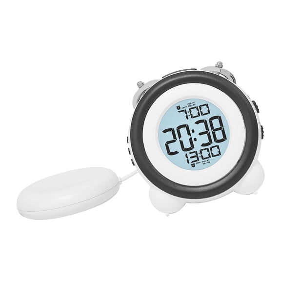 Bedsides Alarm Clock with Vibratory Wake Up for Students Heavy Sleepers
