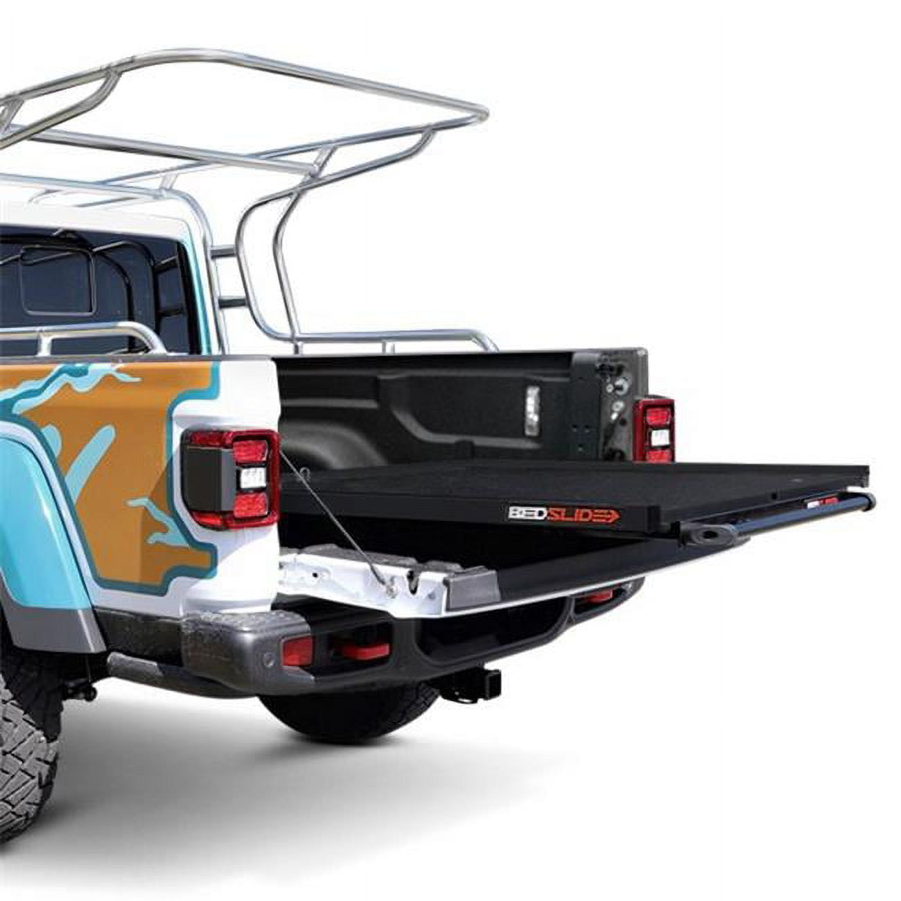 Bedslide 105743CLB 57 x 43 in. 1000 Classic Black Bed Slide Fits select 20202021 JEEP