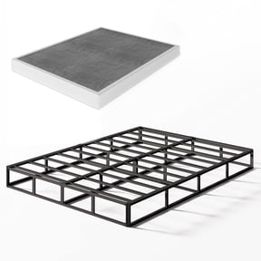 Bedsnus 7 Inch Full Heavy Duty Metal Box Spring, Mattress Foundation with Fabric Cover, Easy Assembly