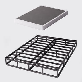 Bedsnus 9 Inch Full Heavy Duty Metal Box Spring, Mattress Foundation with Fabric Cover, Easy Assembly