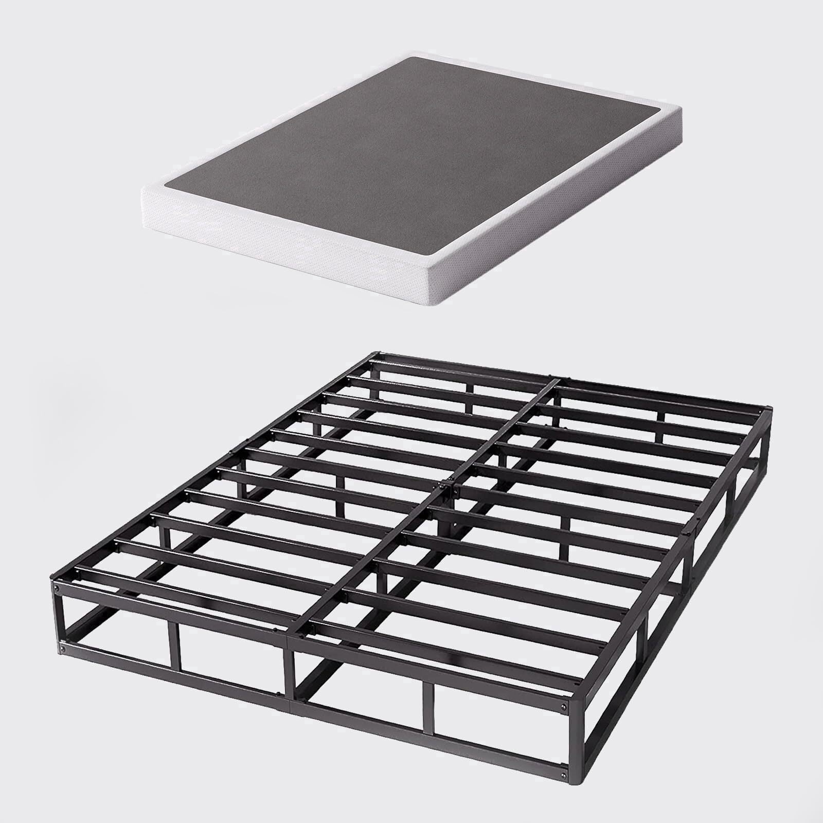 Bedsnus 9 Inch King Heavy Duty Metal Box Spring, Fabric Cover - Walmart.com