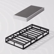 Bedsnus 9 Inch Twin Heavy Duty Metal Box Spring, Mattress Foundation with Fabric Cover, Easy Assembly