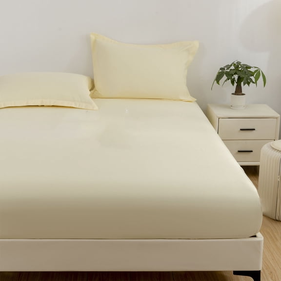 Bedspread, Fitted Sheet Style Bedspread, Quilted Mattress Cover, Mattress Protector, for Double, Single Bed