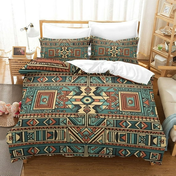 Bedspreads Bohemian Bedding Set Soft High Ranking Duvet Cover Quilt Cover Set Home Textiles,Twin (68"x86")