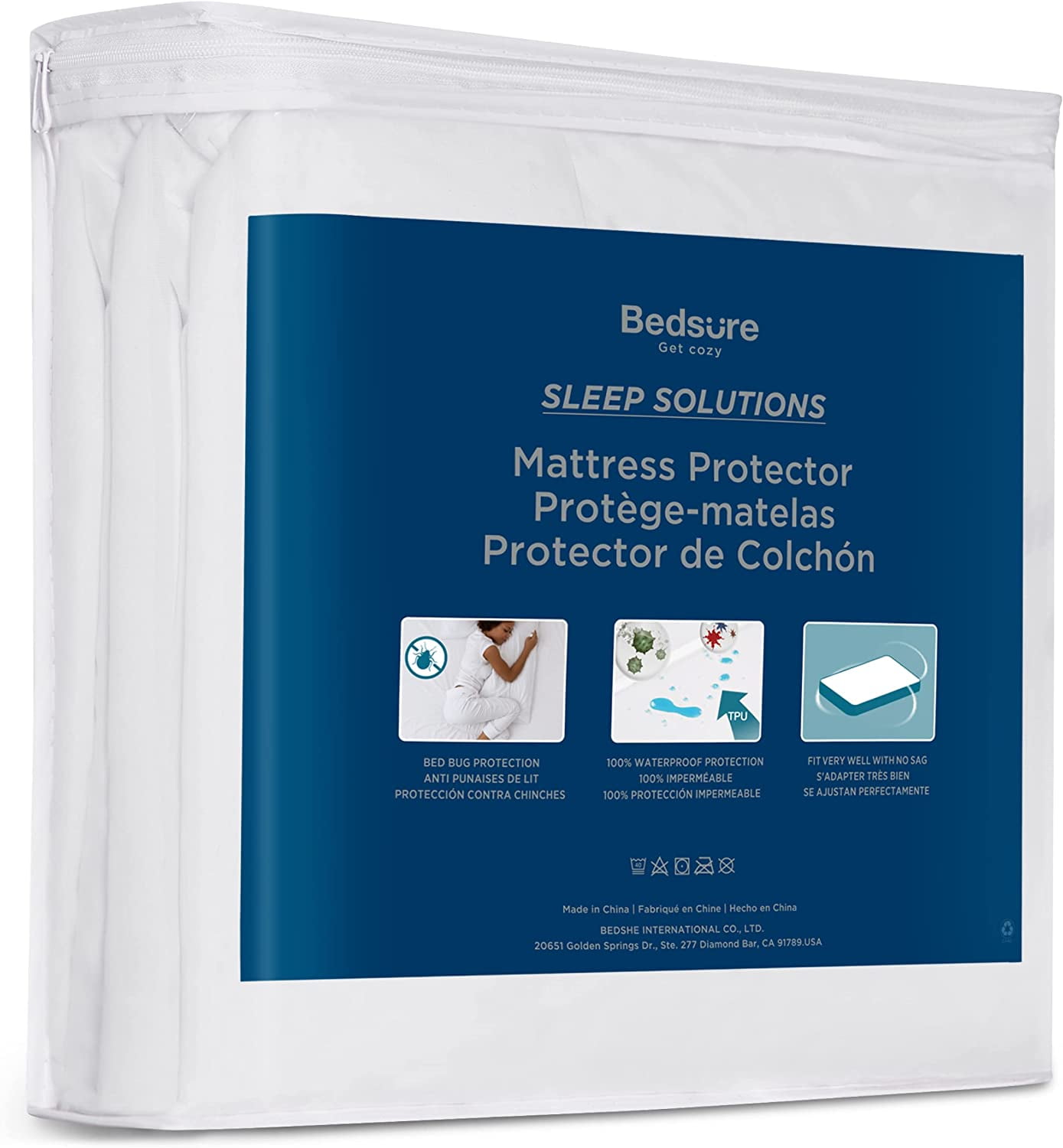 Bedsure Bed Bug Proof Mattress Cover Queen Size 100 Waterproof