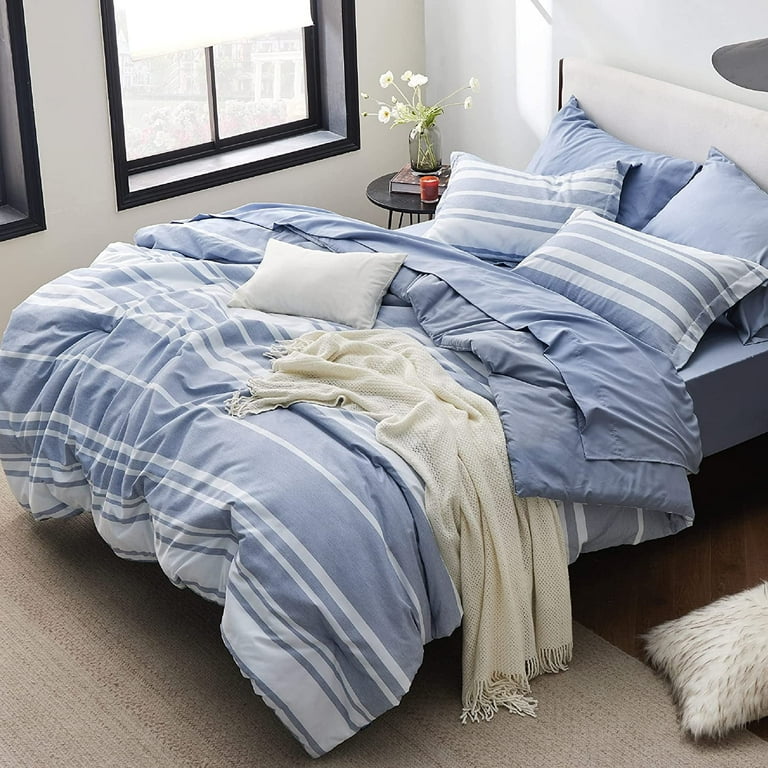 Navy blue comforter set queen hot sale