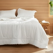 Bedsure Comforter Duvet Insert Twin - Summer Down Alternative Bedding Comforter with Corner Tabs, 68x88 inches, White