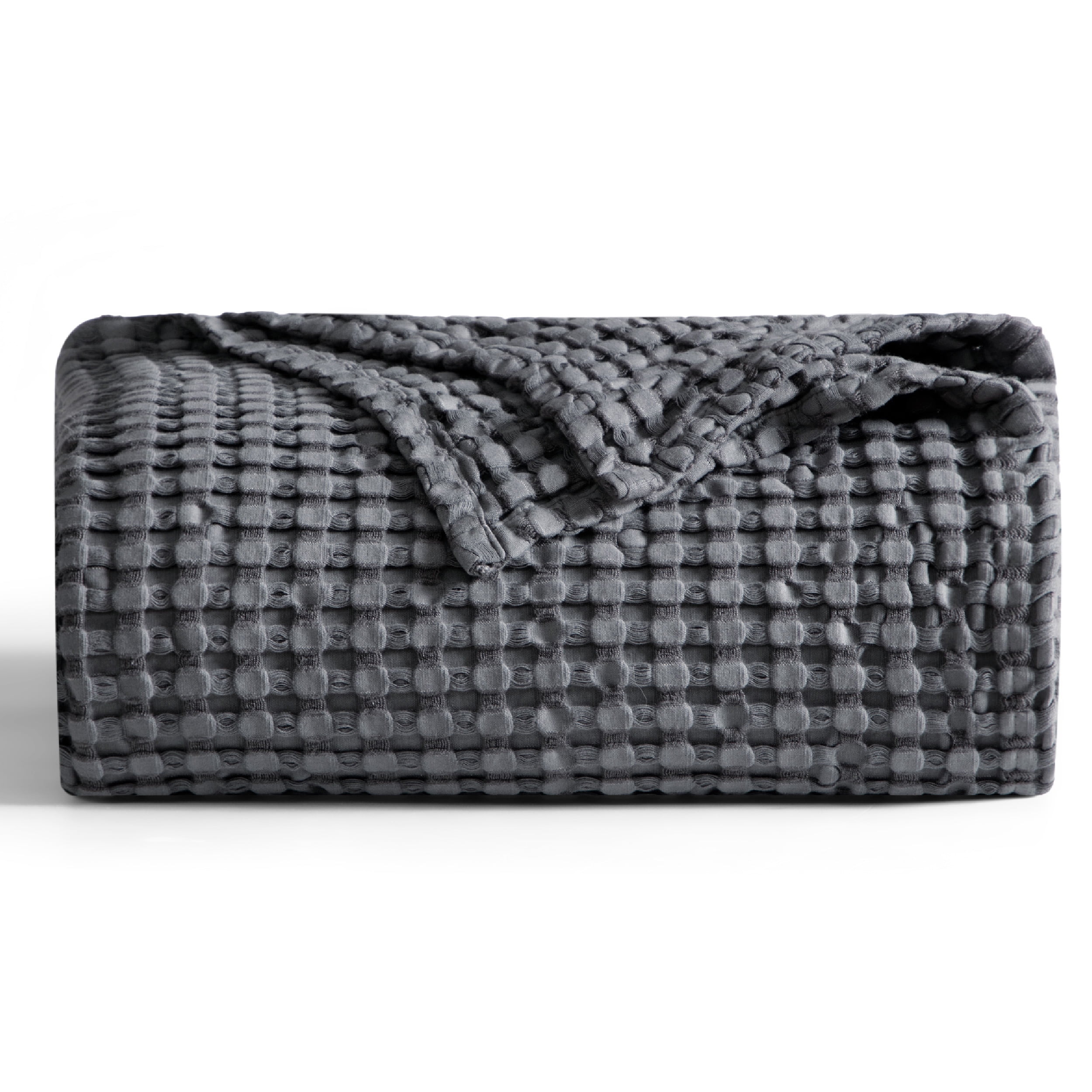 Bedsure Summer Lightweight Cooling Cotton Waffle, Bamboo Twin XL