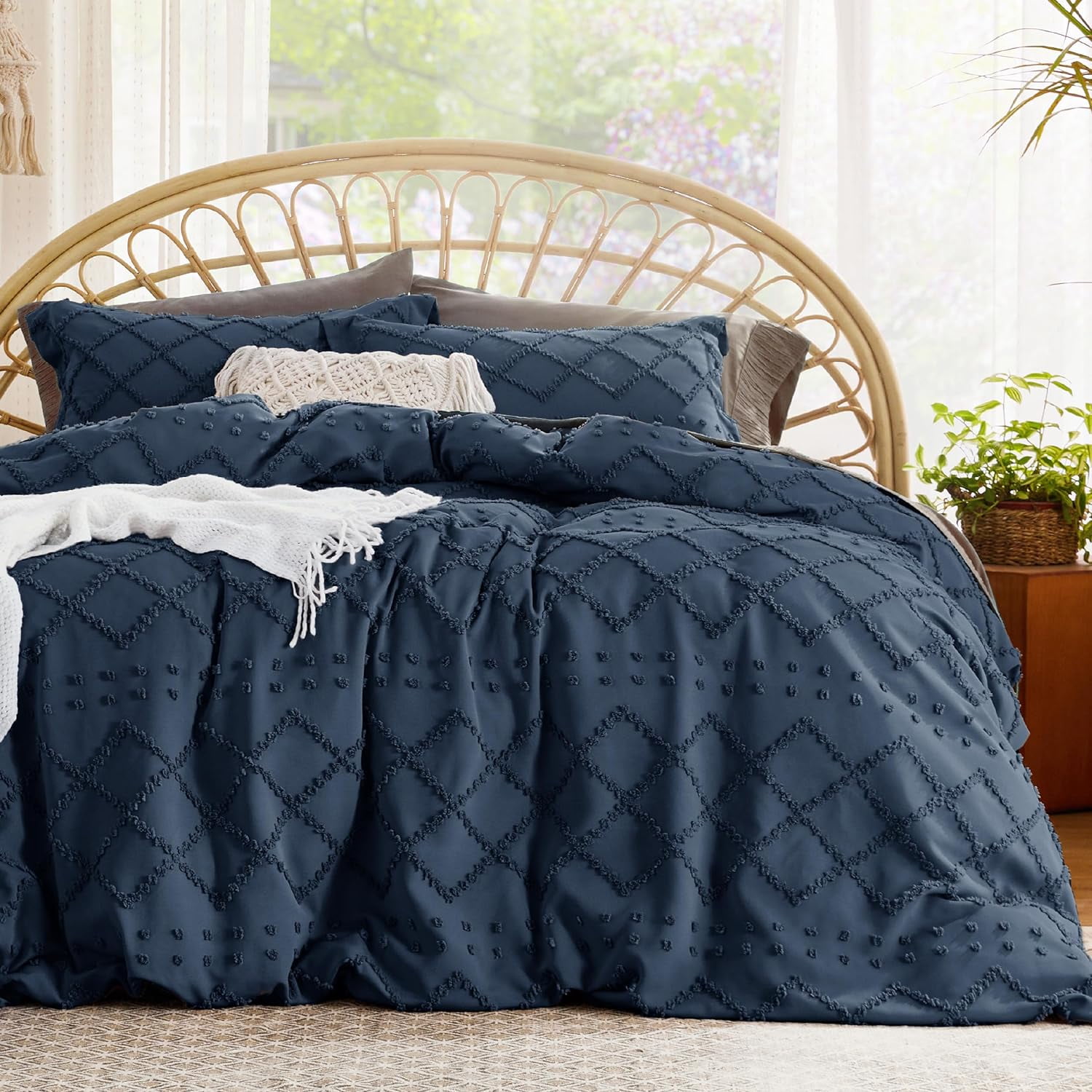 Cozy Comfort Duvet Cover Queen Duvet Cover Set, Boho Bedding for All