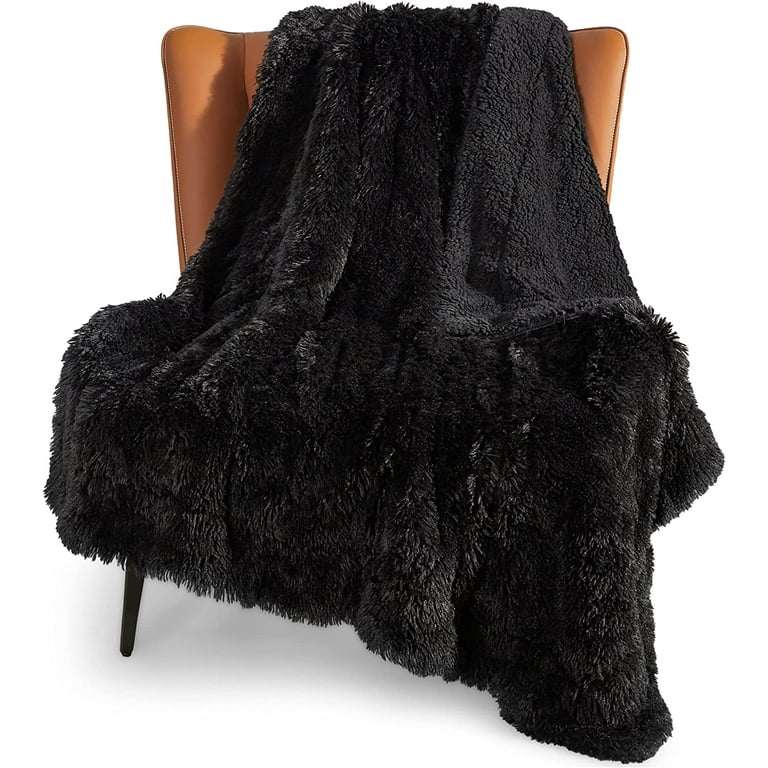 Bedsure Sherpa Faux Fur Fuzzy Throw Blanket – Fluffy Warm 50x60