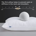 Bedsure Firm King Size Pillows, Bed Pillows 2 Pack, Down Alternative Pillow for Side and Back