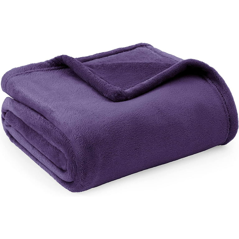 Utopia Bedding Fleece Blanket Throw Size Rose Pink 300GSM Luxury