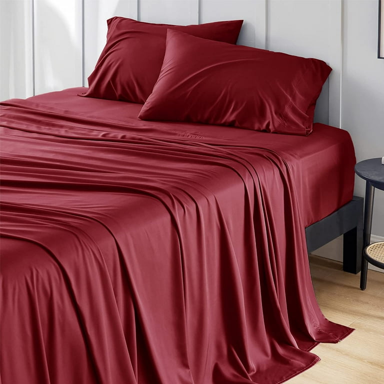 The Bedsure Bamboo Cooling Bed Sheets Are on Sale at