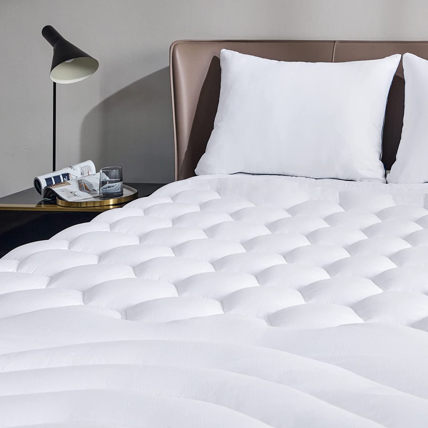 Mainstays Super Soft Quilted Mattress Pad, Full