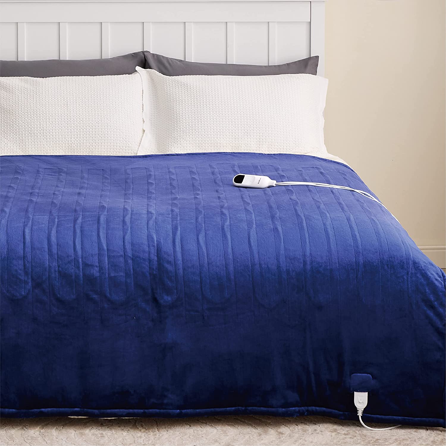 Bedsure Heated Blanket Electric Twin Soft Electric Blanket 6 Heat