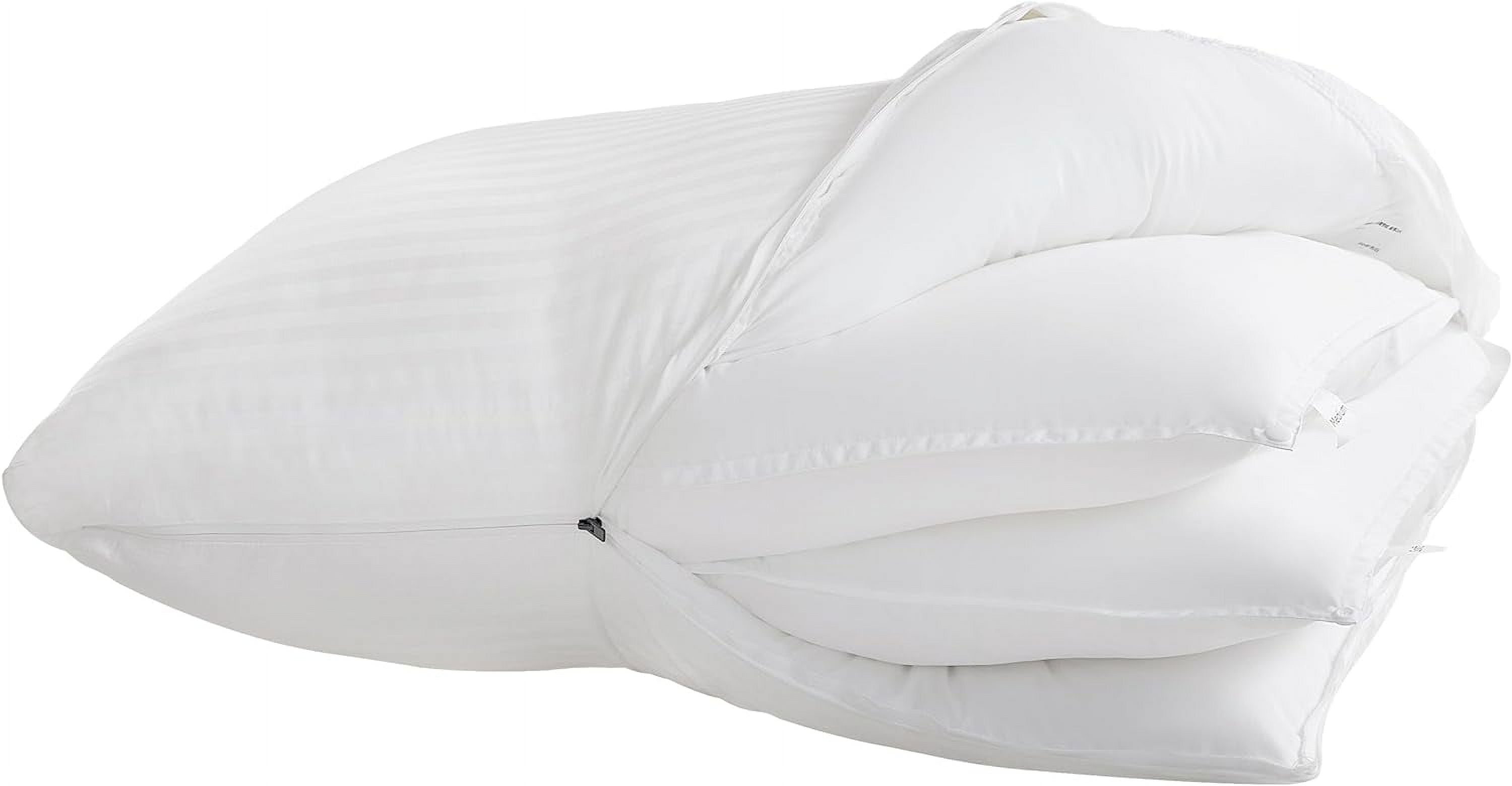 Bedsure King Adjustable Layer Bed Pillow for Sleeping with 100