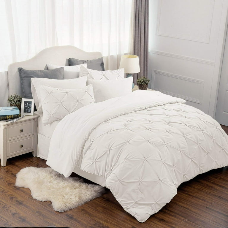 https://i5.walmartimages.com/seo/Bedsure-Luxury-8-Pieces-Pinch-Pleat-Down-Alternative-Comforter-Set-Queen-Size-88X88-inches-Ivory-Bed-A-Bag-Comforter-2-Pillow-Shams-Flat-Sheet-Fitted_51eb0b59-48c7-4d7b-85e3-9d1f2d9d93a4_1.516b85bead01931502bd3bb3a58da87e.jpeg?odnHeight=768&odnWidth=768&odnBg=FFFFFF