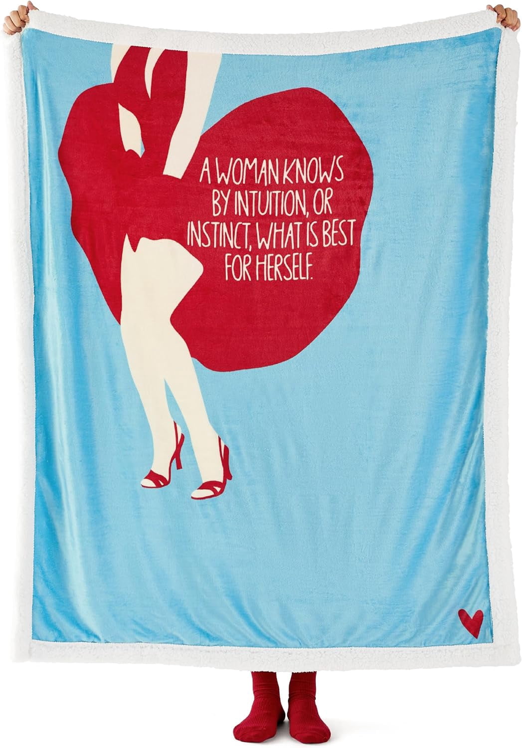 Cozy Comfort Marilyn Monroe Blanket - Sherpa Fleece Throw Blanket for Couch, Soft Cozy Warm Blanket for Winter, Blue Cute Blanket Gift for Home Decor, 50x60 inches